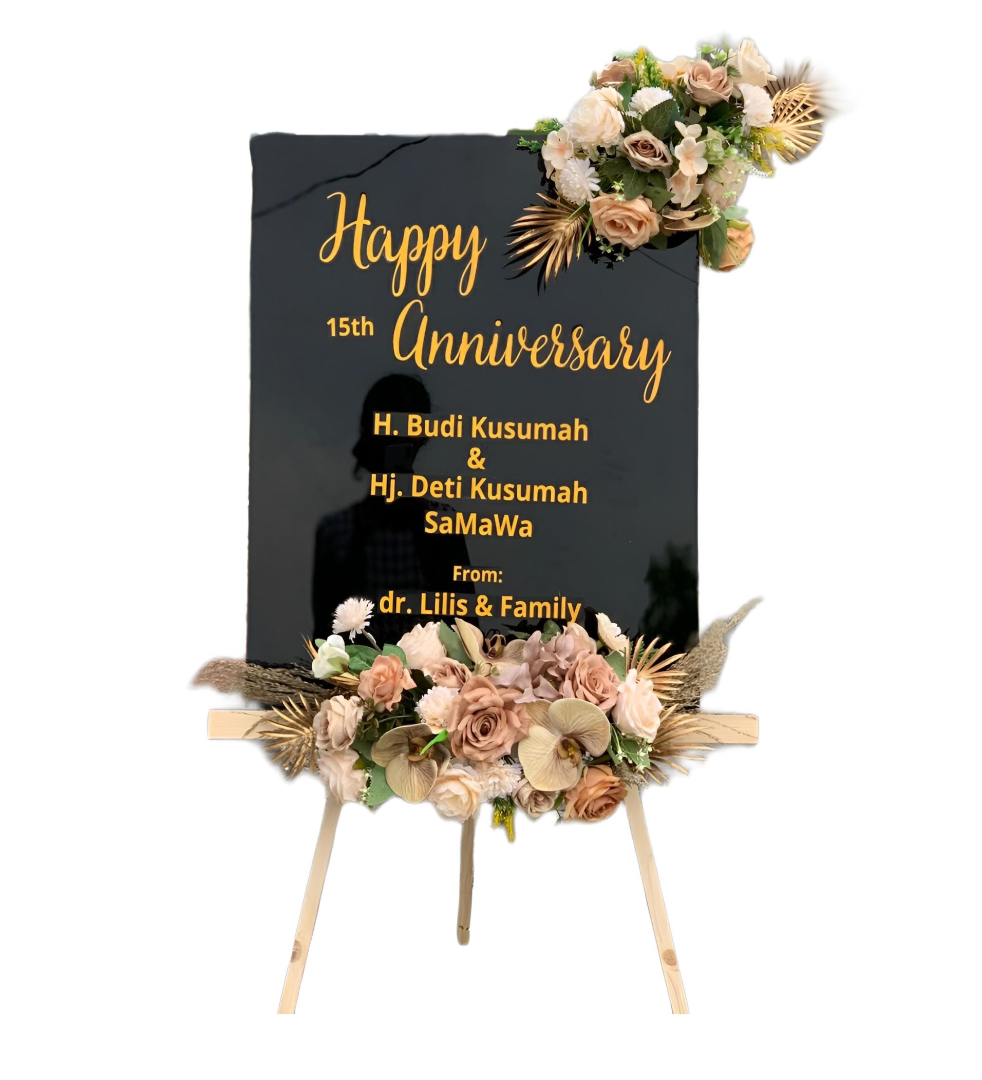 Papan Bunga Akrilik Tirtayasa