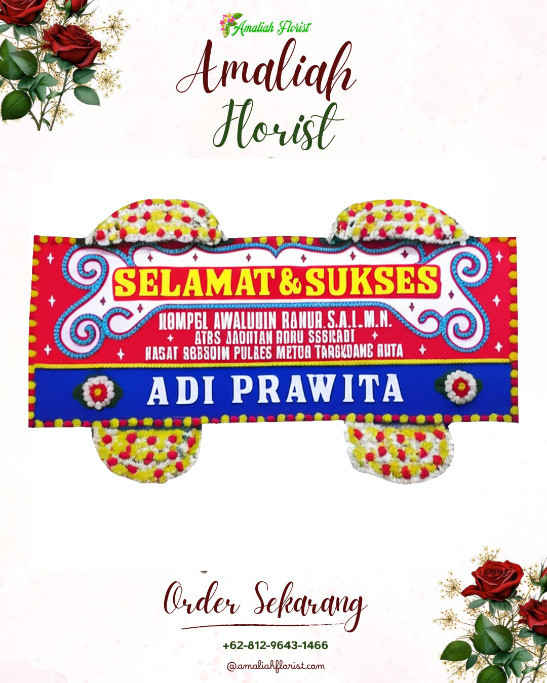 Papan Bunga Ucapan Selamat Tirtayasa